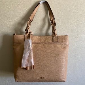 NWT a.n.a Sofia Mini Tote Bag Nude with Adjustable Straps